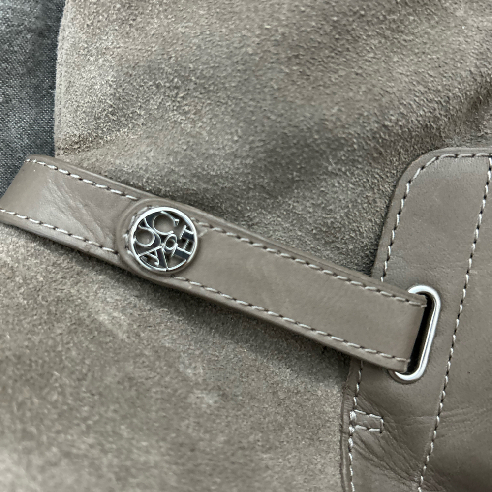 Coach mid calf gray suede Boots - Picture 3 of 5